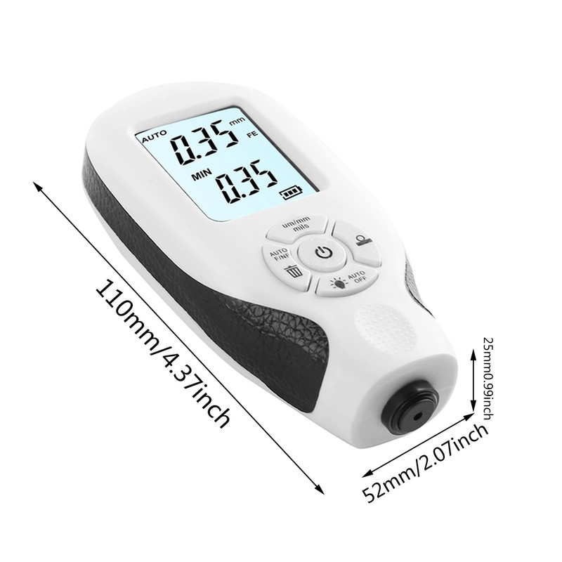 Coating Thickness Gauge,Paint Depth Gauge Meter for Automotive - Backlight