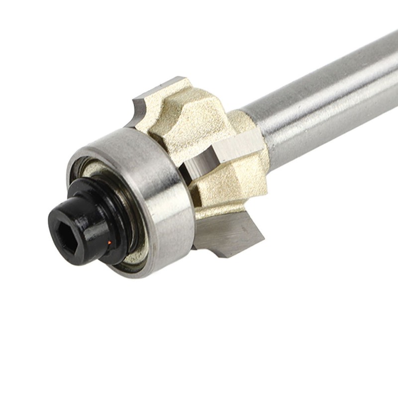 1/4in Shank Architectural Router Bit 4 Flute Round Corner Molding