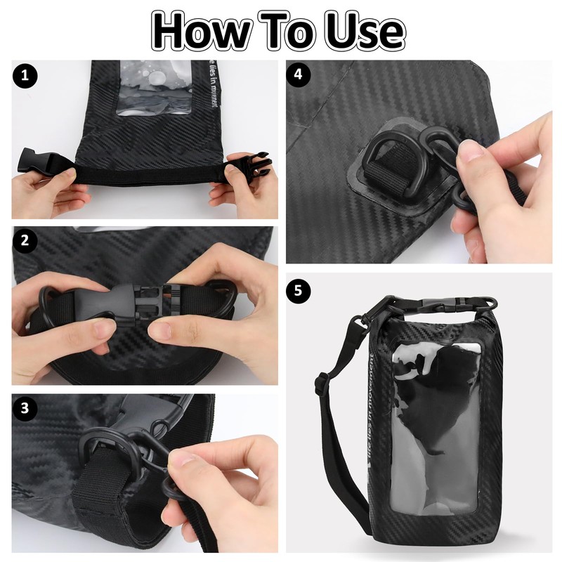wokdsbl 10L Dry Bag Waterproof Bag, PVC Waterproof Bag with
