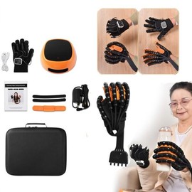 뇌졸중 편마비 장갑 손 재활 로봇 운동기구 기능 회복용 [01 Right hand XXL size] Stroke Hemiplegia Glove Hand Rehabilitation Robot Exercise Device for Functional Recovery [01 Right hand XXL size]