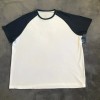 George Mens White Short Sleeve Moisture Wicking Poly Raglan Tee