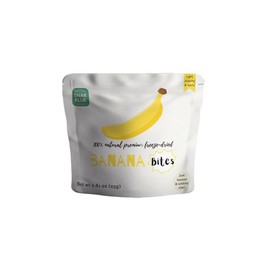 Snakklub Banana Bites – Freeze-Dried Banana, 100% Fruit Without Added Sugar/Additives/Preservatives Fruit Snack - Quantity: Single-packs