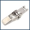INFINAUTO 25mm Width Tie Down Strap Silver Tone Stainless Steel