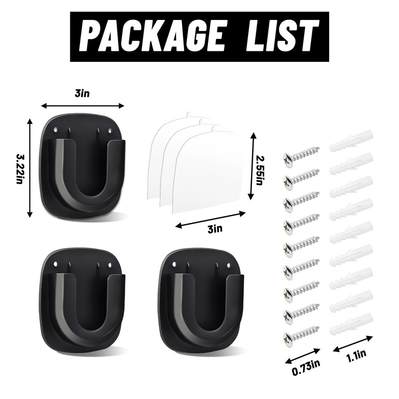 3 Pack Adhesive Wall Mount for Blink Mini/Blink Mini 2/