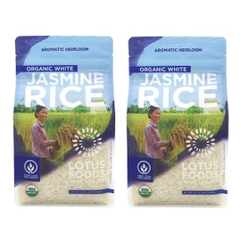 Lotus Foods Organic White Jasmine Rice, 2 Count