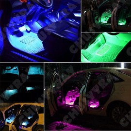 SYJIIP 4Pc Car LED underbody lighting atmosphere undercarriage neon light app music RGB