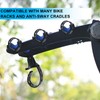 Boao 6 Pieces Bike Rack Rubber Strap Bike Rack Cradle