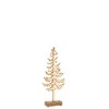 J-Line Christmas Tree Thin Aluminium Gold Medium