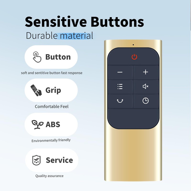 Snrigw Replacement Remote Control for Dreo DR-HTF005S Compatible with 42