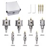Hole Saw kit, LAIWEI 12PCS Carbide Hole Saw Set, 7