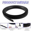 1.8M/6Ft Windshield Cowl Rubber Seal Strip, H-Shape Window Door Sunroof