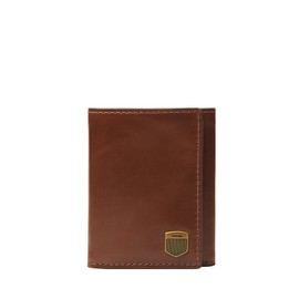 Fossil Men's Hayes Card Case Bifold, brown