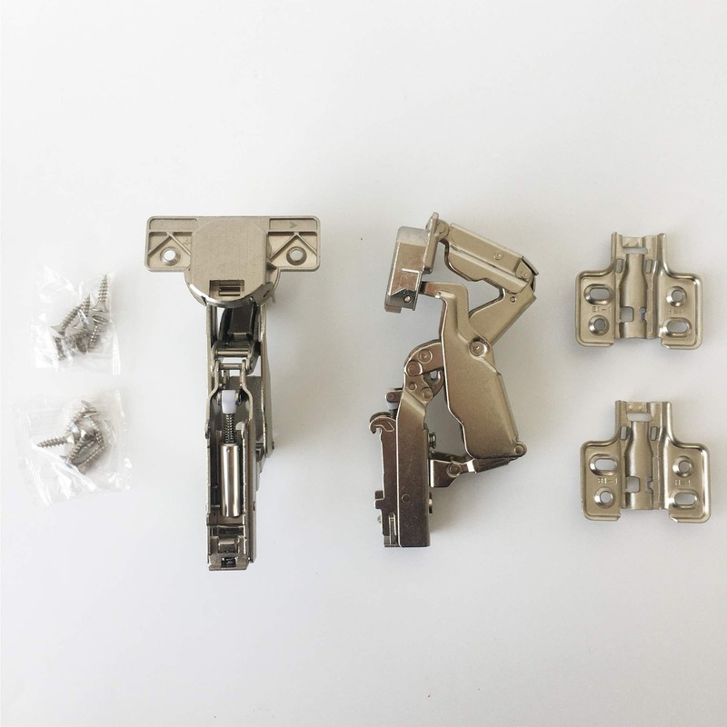 LIKERAINY 165-175 Degree Inset Hinges 35mm with Damper Soft Closing
