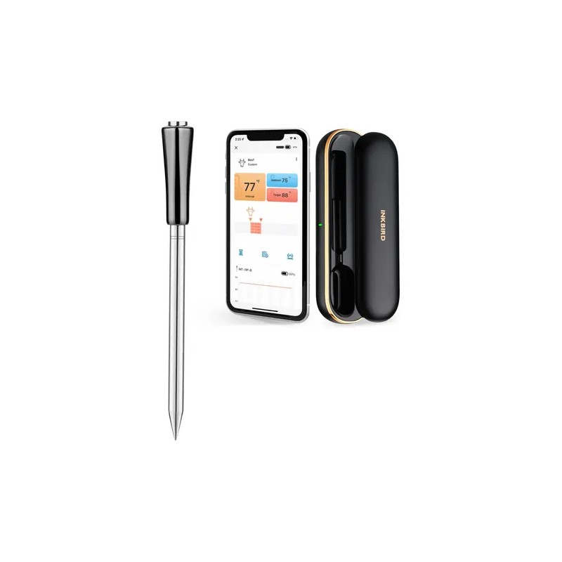 Termómetro Bluetooth Inkbird INT-11P-B Inalámbrico Carne BBQ Sonda IP67