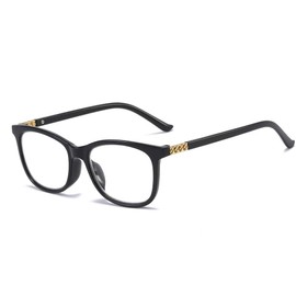 MMOWW Progressive Reading Glasses for Women Men Fashion Square Frame Multifocal Blue Light Blocking Lens, Black +2.0
