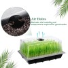 Hahood 6 Packs Seed Starter Tray Kits with Humidity Dome,