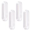 MOROBOR Clear PU Self-Adhesive Pulls, 4 Pcs Recessed Finger Pulls
