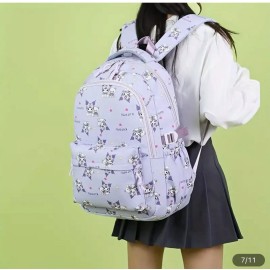 Sanrio Kuromi BackPack Bag Purple Back To School Kawaii Waterproof