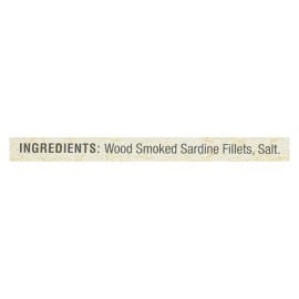 UD_Bar Harbor Smoked Sardine Fillets 12-Pack 6.7 oz Case of Seafood Snacks