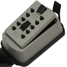 Wall Mounted Outdoor Key Box with Waterproof Cover and Combination Lock