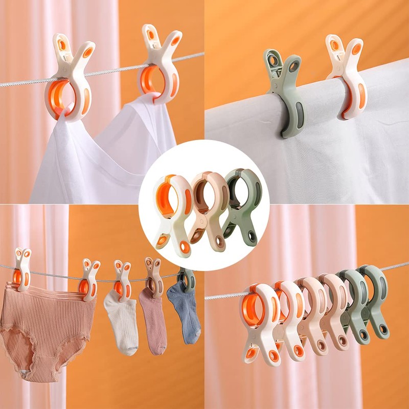 Pack of 5 Pegs Beach Towel Size Clip Clips Large