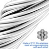 3/16 Stainless Steel Cable Decking Cable Railing 7 x 19