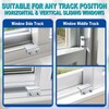 Window Locks for Sliding Windows(4 Sets)-Sliding Window Security Lock with