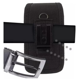 For Consumer Cellular Verve Snap Flip - Rugged Oxford belt loop case