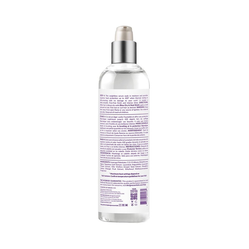 Design Essentials Agave & Lavender Thermal Protectant Serum, 109 ml