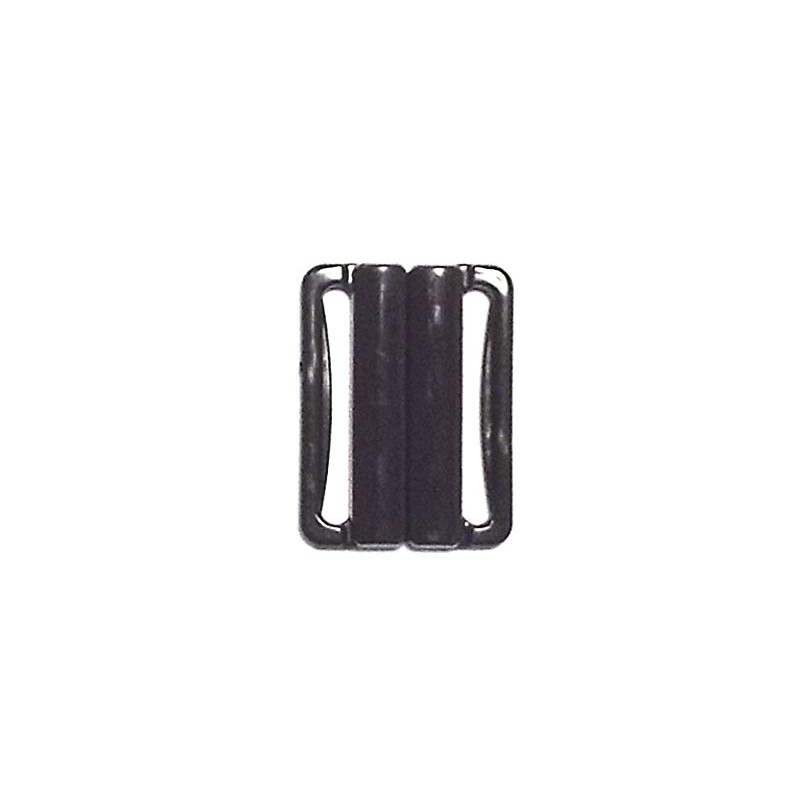 2 Bikini Fasteners Black 15 mm Bridge Width