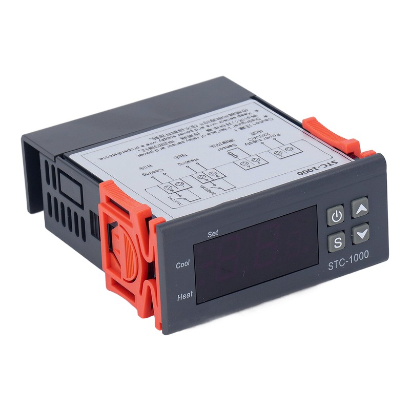 Smart Temperature Controller NTC Sensor Adjustable Digital Display Thermostat 220VAC