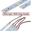 HUAZIZ 10 pieces 9-LED house lighting, 15 cm, warm white
