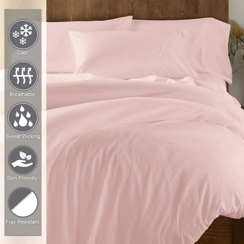 Pizuna Luxury Soft Satin Pack of 2 Pillowcases 40 x