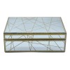 Starhaus Joyero Alajero Cristal Con Figuras En Color Oro 25