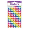 Colorful Hearts Sparkle Stickers, 400 ct.