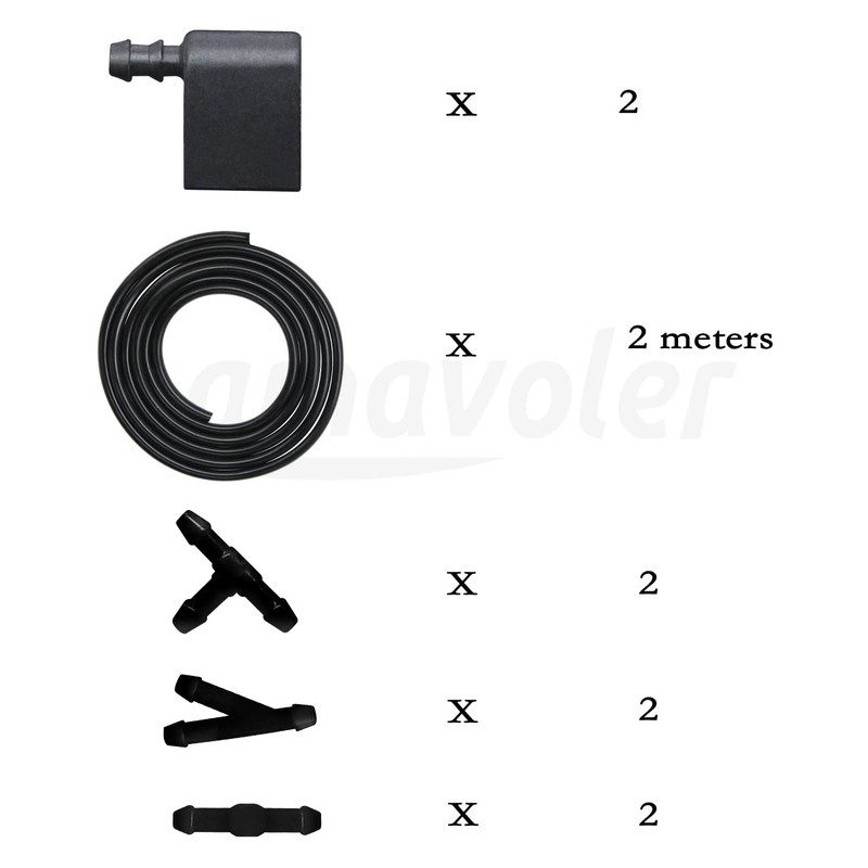 Amavoler Windshield Washer Nozzles Kit Replacement Fit For Benz Sprinter