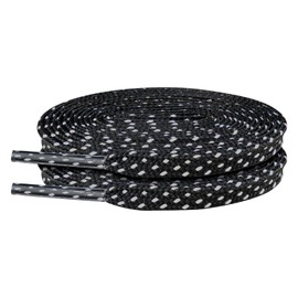 Endoto Shoe Laces for ON CloudMonster,7MM Flat Shoelaces Replacement Women Men Sneakers Strings(Color:Black&White,Size:41Inch)