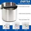 DIBTSA Coffee Knock Box, Espresso Knock Box Stainless Steel Espresso