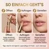 Pack of 2 Women's ColourChanging Lipstick with Gold Leaf, Adjustable