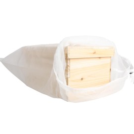 Lokolinto 2 PCS Bee Hive Nuc Mesh Transport Bag,The Mesh Bag Designed for Beekeepers,Breathable Mesh Bag with Drawstring Net Bag for Transport Bee Box and Protecting Against Bee Stings