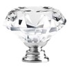 [12 PCS] 30mm Crystal Clear Glass Cabinet Drawer Pulls, Attom