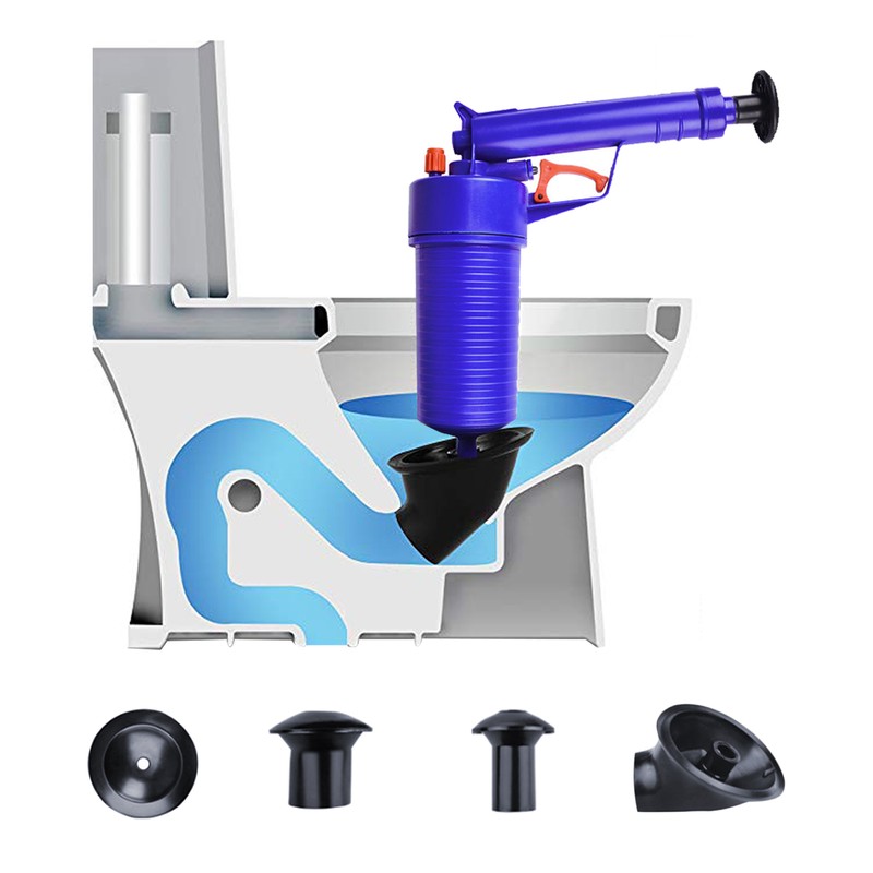 Air Pressure Drain Pump Pipe Dredge Tools Air Power Drain