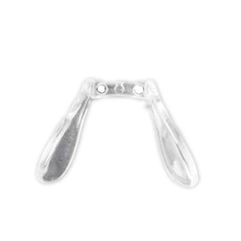 Clear Transparent Rubber Silicon Conjoined Saddle Anti-Slip Nose Bridge Pads for Glasses Sunglasses Frames Eyeglasses Spectacles HNP428 (Clear - 1 Set)