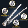 TGFTGF 17-Piece SDS Plus Rotary Hammer Drill Bits and Chisel