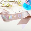 Oruola Birthday Sash and Crown for Women,Birthday Queen Sash and
