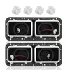 TTUN AUTO Headlight Housing Base With Wire Harnesses Replacement for