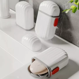 ECKO BELLA Jabonera Para Viaje O Gym Porta Jabón Anti Fugas