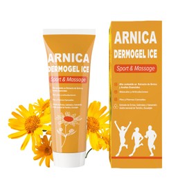 QKnatur - ARNICA MONTANA GEL CREAM - For muscles and joints - High content of Arnica, Calendula, Witch Hazel - Massage (100ml)