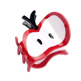 Back to School Hair Clips for Women and Girls Apple Hair Claw Clips for Thin Thick Curly Hairstyle Big Matte Banana Clips Strong Hold Jaw Barrette for Welcome Back to School Party