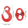 2 Set Slip Hook Eye Sling Heavy Duty 1.12T Bearing